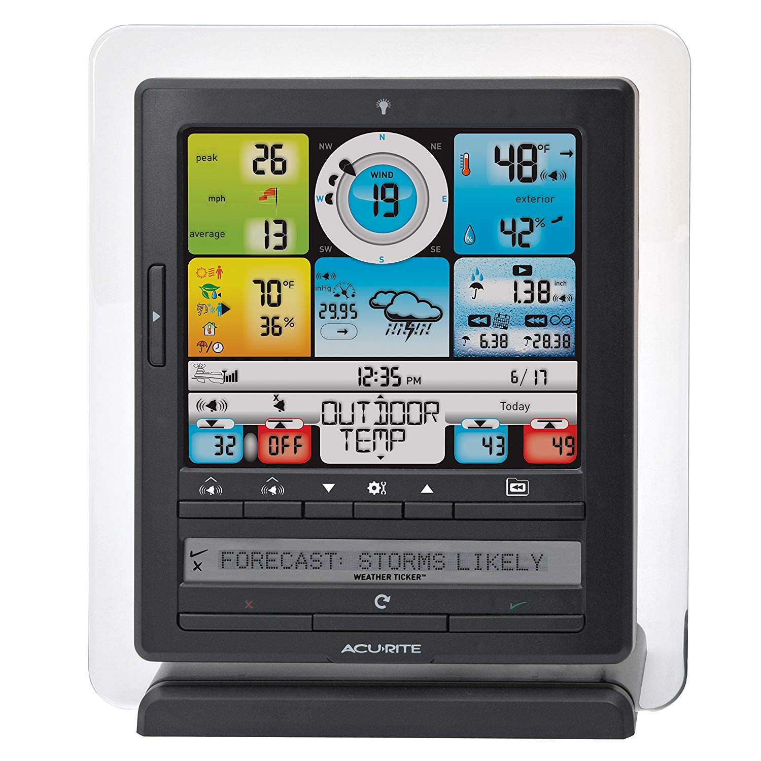AcuRite AcuRite Digital Weather Station with Wireless Outdoor Sensor 